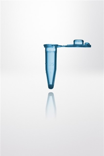 Safelock-Cap microcentrifuge tube PP, 0,5ml, blue (10000 pcs)