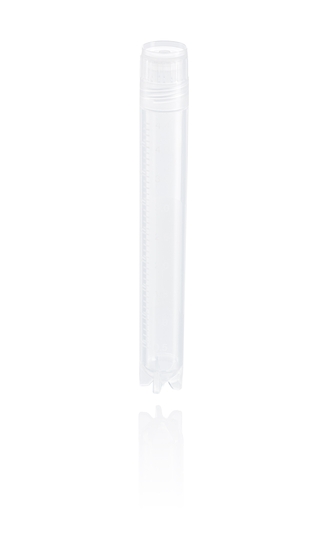 Cryo vial PP, screw cap PE, 5ml, self-standing, transparent, grad., sterile R (100 pcs)