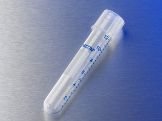 Falcon® 14 mL Round Bottom PP Test Tube, with Snap Cap, Sterile, Individually Wrapped, 500/Case