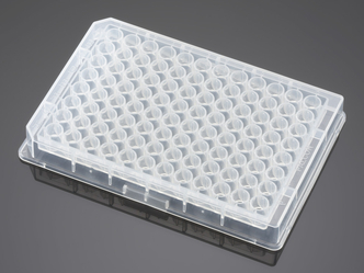 Falcon® 96-well Clear V-Bottom Not Treated Polypropylene Storage Microplate, 25/Pack, 100/Case