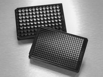 Falcon® 96-well Black/Clear Flat Bottom TC-treated Imaging Microplate with Lid, 8/Pack, 32/Case