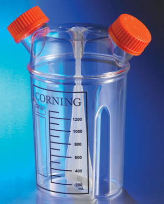 Corning® 1L Disposable Spinner Flask, Solid Cap, Sterile