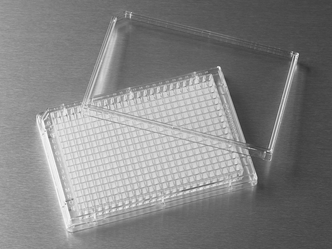 Corning® 384-well Clear Flat Bottom Polystyrene Not Treated Microplate, 20 per Bag, with Lid, Sterile
