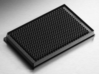 Corning® Low Volume 384-well Black Flat Bottom Polystyrene Not Treated Microplate, 10 per Bag, without Lid, With Generic Bar Code, Nonsterile