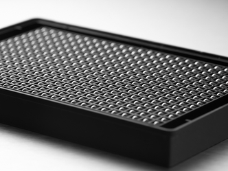 Corning® 384-well Black/Clear Round Bottom Ultra-Low Attachment Spheroid Microplate, with Lid, Sterile