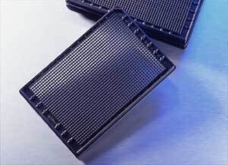 Corning® 1536-well Black/Clear Flat Bottom Polystyrene Not Treated Microplate, 10 per Bag, without Lid, Nonsterile