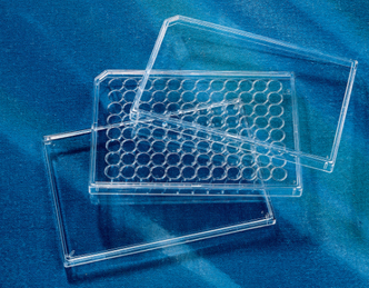 Corning® Polystyrene 96-well Microplate Low Evaporation Lid with Corner Notch, Condensation Rings, Sterile, Individually Wrapped