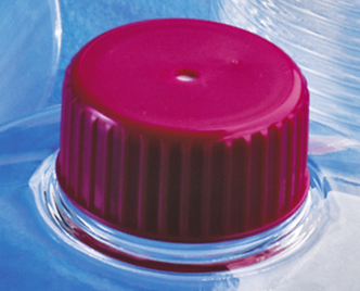 Vented Easy Grip Polyethylene Roller Bottle Cap, Individually Wrapped, Sterile