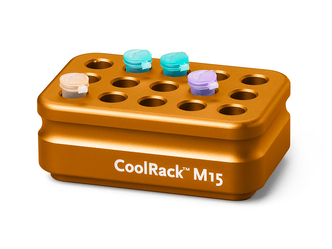 Corning® CoolRack M15, Holds 15 x 1.5 or 2mL Microcentrifuge Tubes, Orange