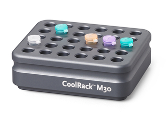 Corning® CoolRack M30, Holds 30 x 1.5 or 2mL Microcentrifuge Tubes, Gray
