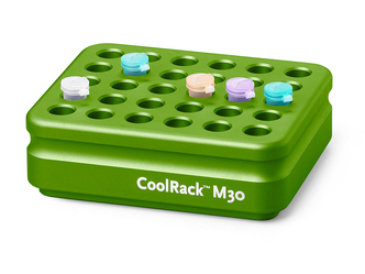 Corning® CoolRack M30, Holds 30 x 1.5 or 2mL Microcentrifuge Tubes, Green