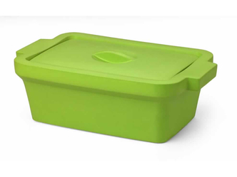Corning® Ice Pan, Rectangular with Lid, Midi, 4L, Lime Green
