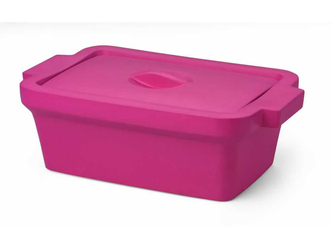 Corning® Ice Pan, Rectangular with Lid, Midi, 4L, Pink