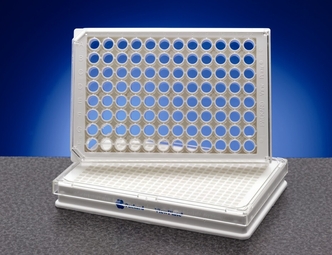ViewPlate-96, White 96-well Microplate with Clear Bottom, Sterile and Tissue Culture Treated, Lid Included