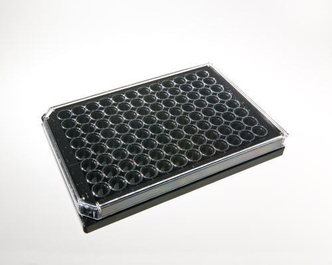 ViewPlate-96 Black, Glass Bottom, Tissue Culture Treated, Sterile, 96-Well with Lid, Case of 40