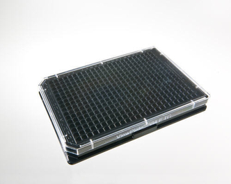 ViewPlate-384 Black, Optically Clear Bottom, Tissue Culture Treated, Sterile, 384-Well with Lid, Case of 40