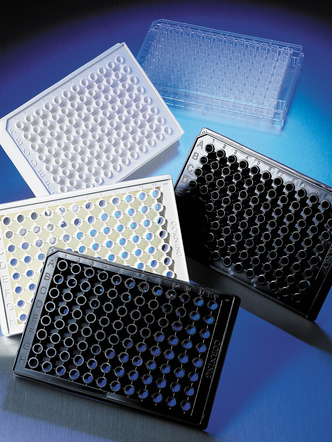 Corning® 96 Half Area Well Flat Clear Bottom White Polystyrene TC-treated Microplates, 20 per Bag, with Lid, Sterile