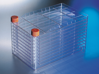 Polystyrene CellSTACK® - 10 Chamber with Vent Caps, 2 per Case