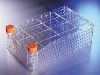 Polystyrene CellSTACK® - 5 Chamber with Vent Caps, 8 per Case