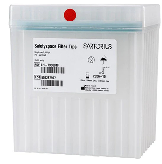 Sartorius SafetySpace Filter Tip,100-5000µl in rack, sterile (1x50)
