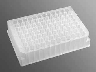 Axygen® 96-well Clear Round Bottom 1.1 mL Polypropylene Deep Well Plate, 5 per Pack, Nonsterile