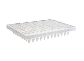 Axygen® 96-well Polypropylene PCR Microplate, Half Skirt, Clear, Nonsterile