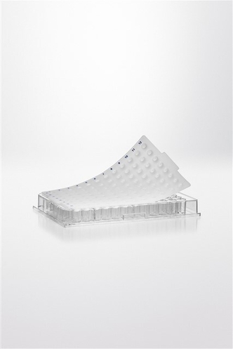 Nerbe Plus Silicone sealing mat, for 96 well PCR-plates, round wells, natural