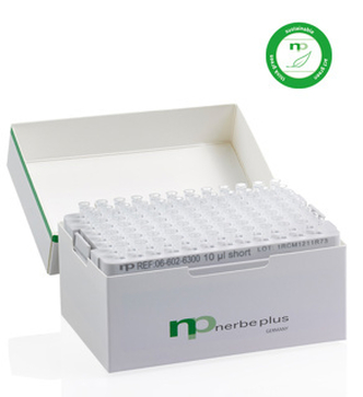 Filter tip PP, premium surface, 0,1-10μl, short, 96 pcs/EcoRack, steril R Order Unit: 5.760 per carton (960 per inner carton, 172.800 on pallet)