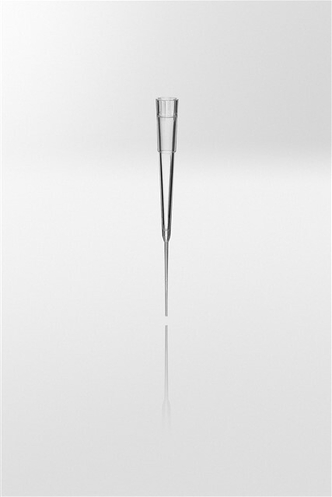 Gel-loading pipette tip PP, universal fit, 200µl (96 pcs/rack, 3072 pcs/case)