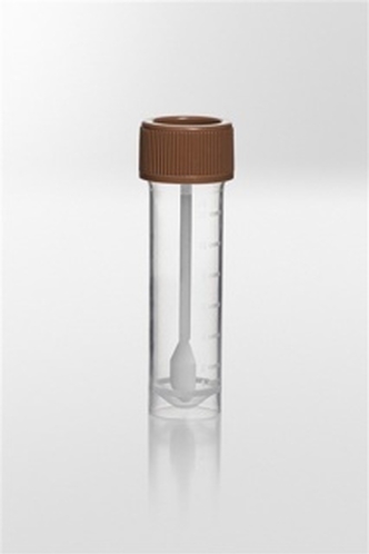 Universal specimen container with spoon PP, 15ml, sterile (100 pcs)
