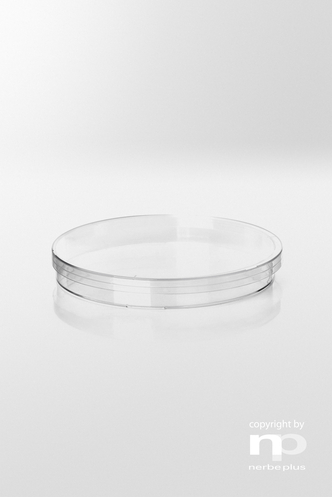 Petri dish PS, Ø90x16,2 mm, with 3 vents, (non slippery / stackable), transparent, sterile SAL 10-3