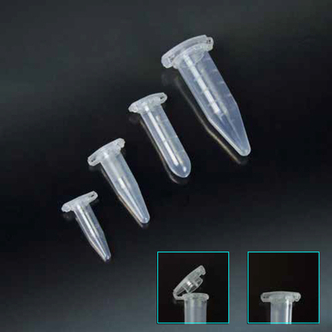 SecurLock micro test tubes 1.5 ml, in clear PP, Ø 10.6x38.6 mm - RCF max 30,000 (1000 pcs)