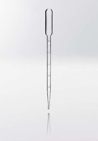 Transfer pipette PE, 5ml, length 210 mm, transparent, grad. (100 pcs)