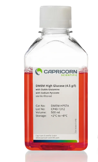 DMEM High Glucose (4.5 g/l), with Stable Glutamine, with Sodium Pyruvate (500 ml)