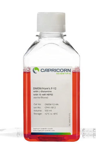 DMEM/Ham’s F-12, with L-Glutamine, with 15 mM HEPES (500 ml)