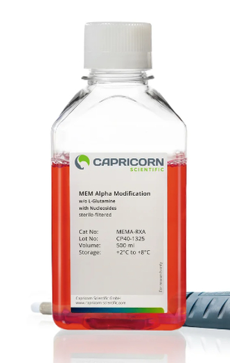 MEM Alpha Modification, without L-Glutamine, with Nucleosides (500 ml)