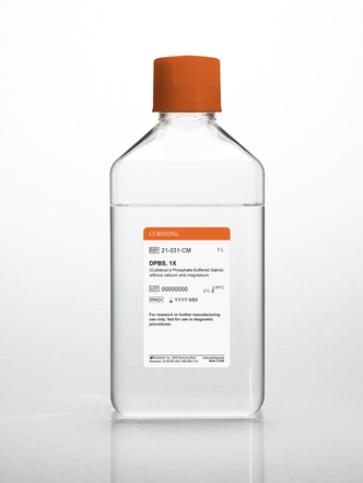 Corning® Dulbecco’s Phosphate-Buffered Saline, 1X without calcium and magnesium