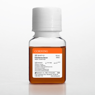 Corning® Fetal Bovine Serum, 100 mL, Regular, Canadian Origin