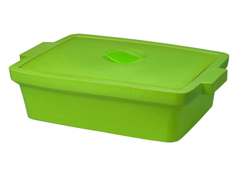 Corning® Ice Pan, Rectangular with Lid, Maxi 9L, Lime Green