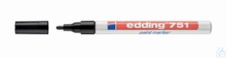 Felt pen Edding 751 white, streak strength 1-2 mm