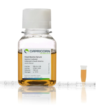 Fetal Bovine Serum (FBS), Gamma Irradiated, Collected in South America (100 mL)