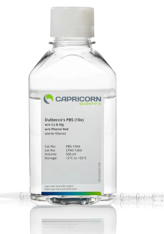 Dulbecco’s PBS (10x), without Ca & Mg, without Phenol Red (Phosphate-buffered Saline)